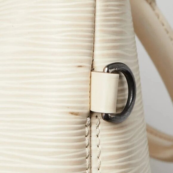 Louis Vuitton White Epi Leather Lockit PM Bag - Picture 8 of 10